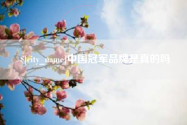 丹阳中国冠军品牌是真的吗