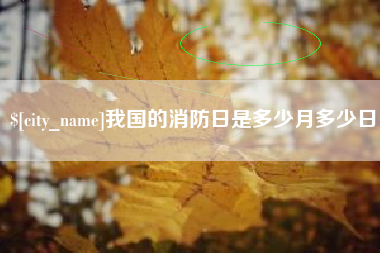 丹阳我国的消防日是多少月多少日