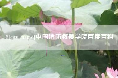 丹阳中国消防救援学院百度百科