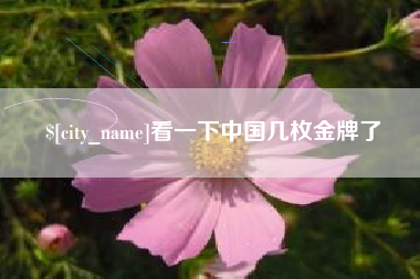 丹阳看一下中国几枚金牌了