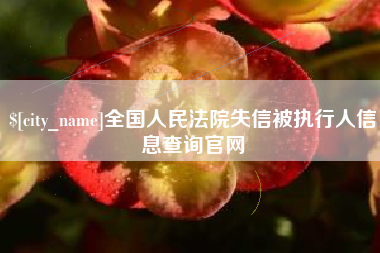 丹阳全国人民法院失信被执行人信息查询官网