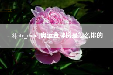 丹阳奥运金牌榜是怎么排的