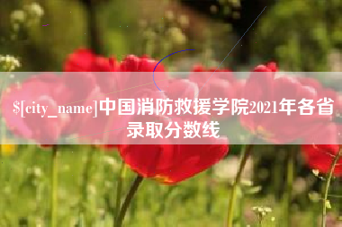 丹阳中国消防救援学院2021年各省录取分数线