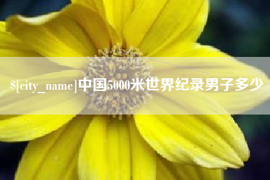 丹阳中国5000米世界纪录男子多少