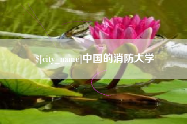丹阳中国的消防大学