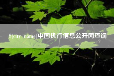 丹阳中国执行信息公开网查询