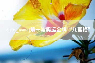 丹阳第一波奥运金牌“九宫格”