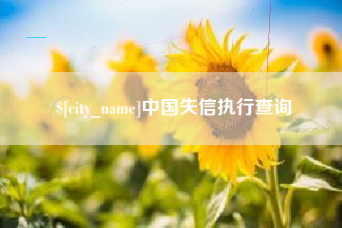 丹阳中国失信执行查询
