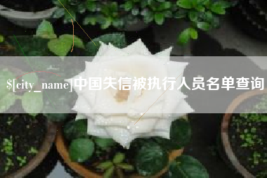 丹阳中国失信被执行人员名单查询