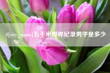 丹阳五千米世界纪录男子是多少