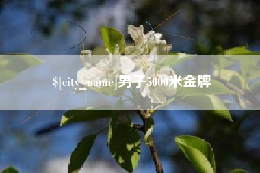 丹阳男子5000米金牌