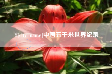 丹阳中国五千米世界纪录
