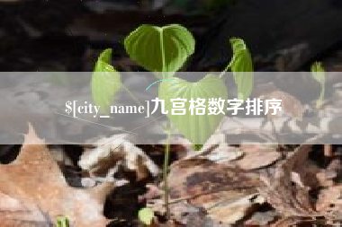丹阳九宫格数字排序