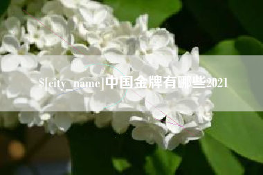 丹阳中国金牌有哪些2021