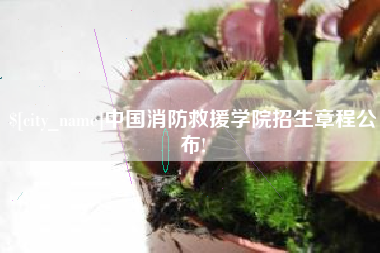 丹阳中国消防救援学院招生章程公布!