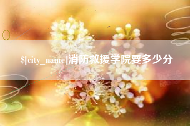 丹阳消防救援学院要多少分